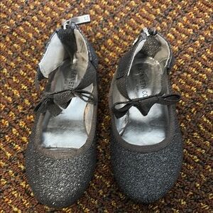 Kenneth Cole Kids Sparkly Charcoal Dress Shoes